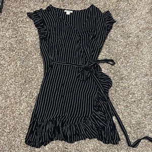 Black Billabong wrap dress